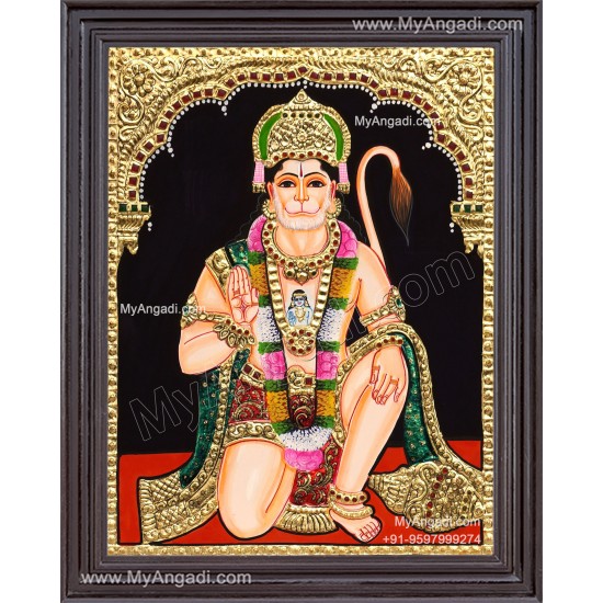 Hanuman Tanjore Painting