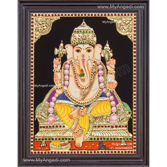 Ganesha Tanjore Painting Ganesha Tanjore Painting