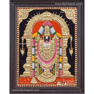 Thirupathi  Venkatachalapath Tanjore Painting