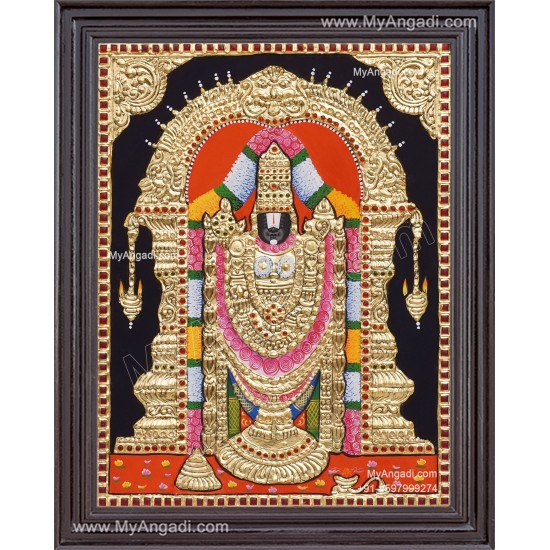 Thirupathi Venkatachalapathi Tanjore Painting Thirupathi Venkatachalapathi Tanjore Painting