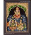Ganesh Lakshmi Saraswathi Tanjore Painting