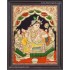Krishna With Gopies Tanjore Painting