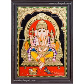 Pillayar Tanjore Painting