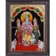 Krishna Bama Rukmani Tanjore Painting Krishna Bama Rukmani Tanjore Painting