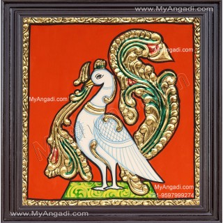 Peacock Tanjore Painting