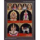 Multi God Panel Tanjore Painting Multi God Panel Tanjore Painting