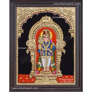 Raja Alangara Murugan Tanjore Painting