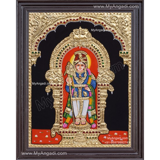 Raja Alangara Murugan Tanjore Painting Raja Alangara Murugan Tanjore Painting