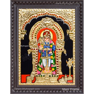 Raja Alangara Murugan Tanjore Painting