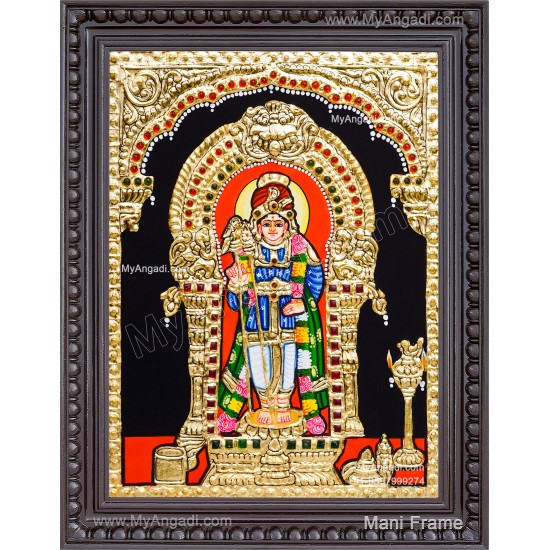 Raja Alangara Murugan Tanjore Painting Raja Alangara Murugan Tanjore Painting