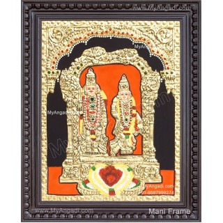 Arulmigu Raajaswamy Nallamangai Amman Tanjore Painting