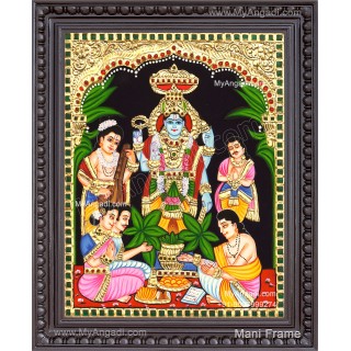 Sathyanarayana Tanjore Painting