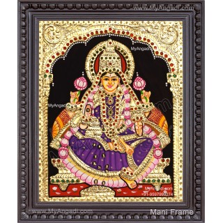 Lakshmi Devi Tanjore Painting