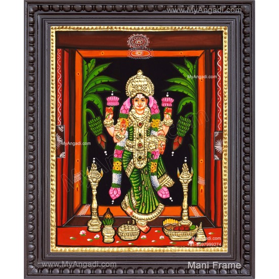 Grahalakshmi Tanjore Painting