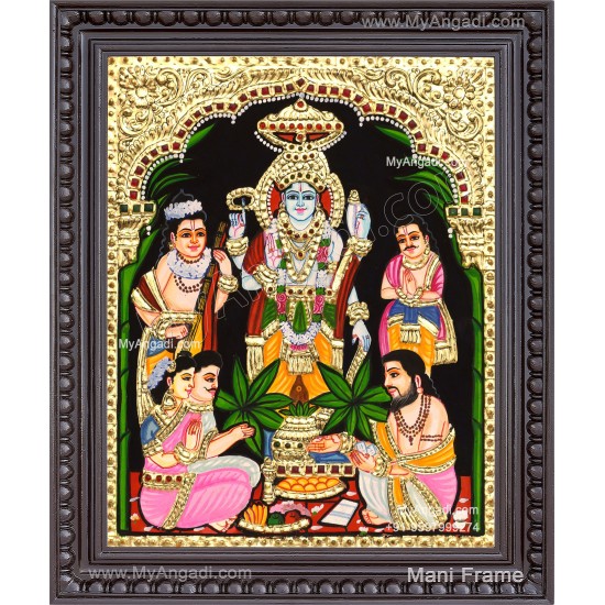 Sathyanarayana Tanjore Painting