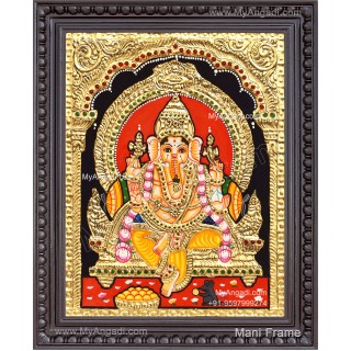 Ganapathi Tanjore Painting 