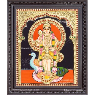Mayil Murugan Tanjore Painting