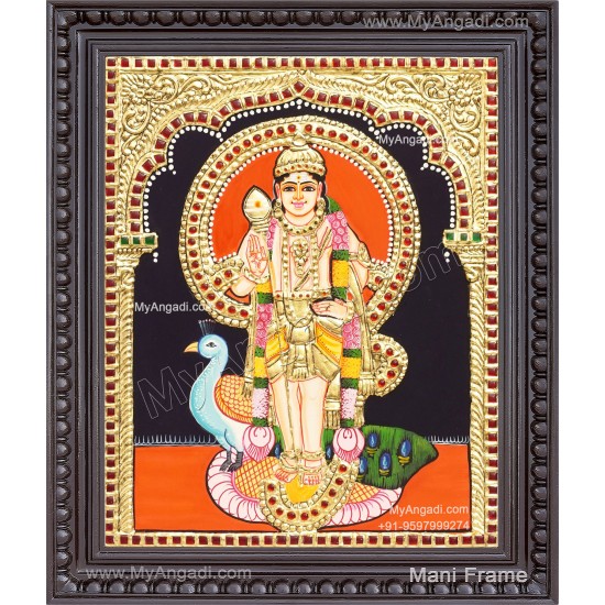 Mayil Murugan Tanjore Painting