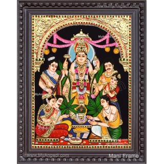 Sathyanarayana Tanjore Painting