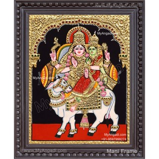 Pradhosam Sivan Parvathi Tanjore Painting