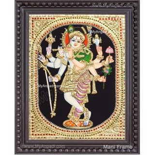 Sammohana Krishna Tanjore Painting