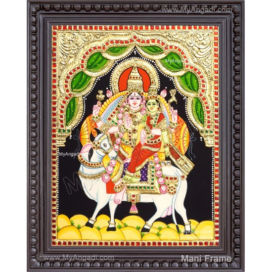 Pradhosam Sivan Parvathi Tanjore Painting