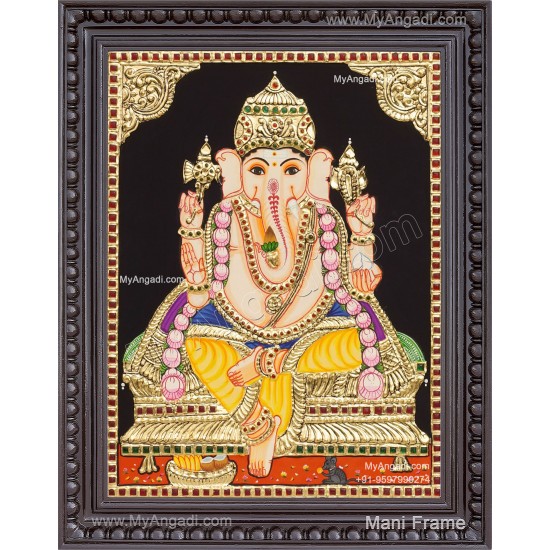 Ganesha Tanjore Painting Ganesha Tanjore Painting