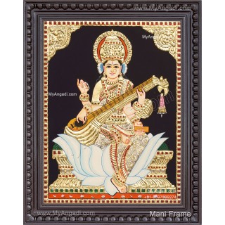 Saraswathi Tanjore Painting