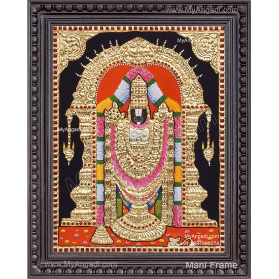 Thirupathi Venkatachalapathi Tanjore Painting Thirupathi Venkatachalapathi Tanjore Painting