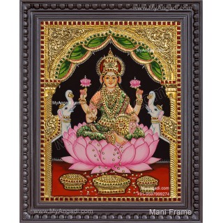 Gajalakshmi Tanjore Painting