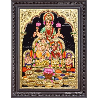 Kubera Lakshmi Tanjore Painting