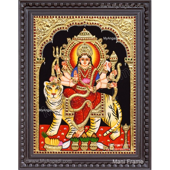 Durga Devi Tanjore Painting