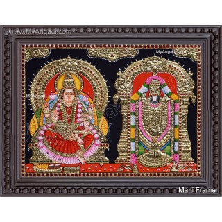 Balaji Lakshmi Tanjore Painting