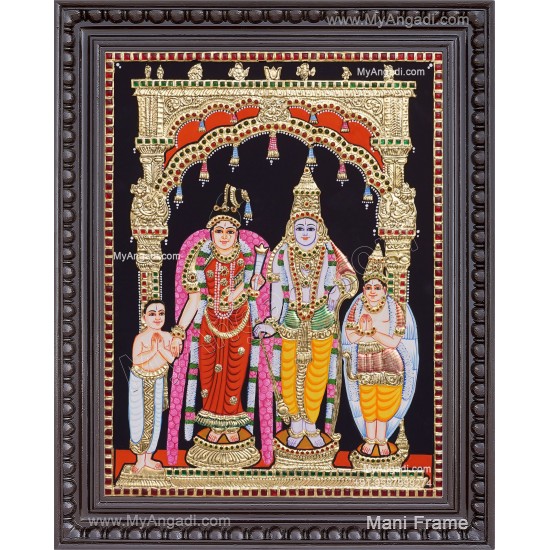 Andal Ranga Mannar Tanjore Painting