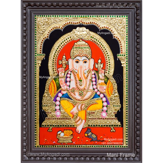 Pillayar Tanjore Painting Pillayar Tanjore Painting