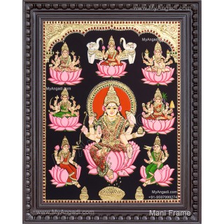 Ashta Lakshmi Tanjore Painting