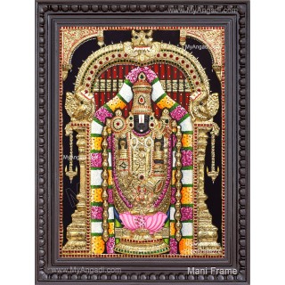 3D Balaji Lakshmi Tanjore Painting