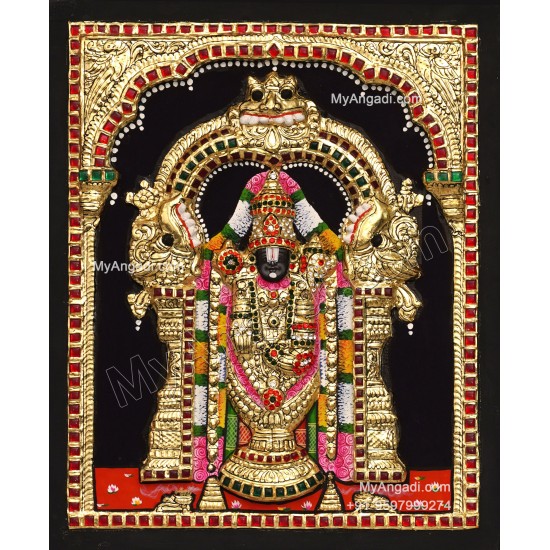 Balaji 3d Tanjore Painting Balaji 3d Tanjore Painting