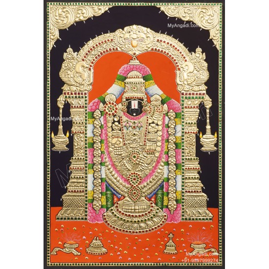 Venkateshwara Tanjore Painting Venkateshwara Tanjore Painting