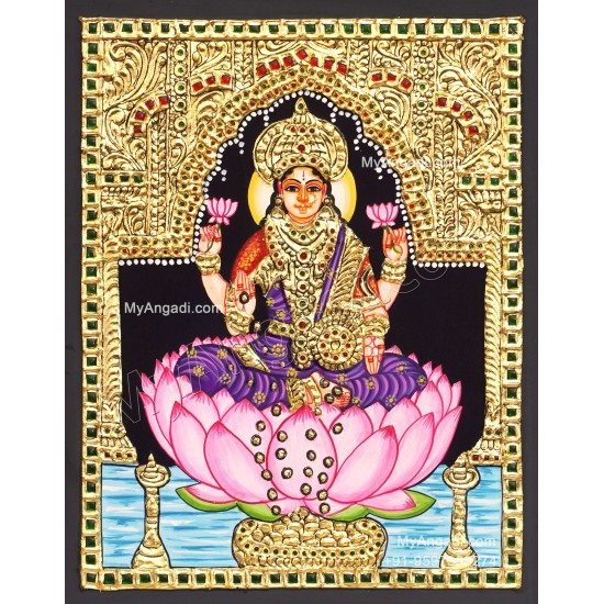 Dhanalakshmi Tanjore Painting Dhanalakshmi Tanjore Painting