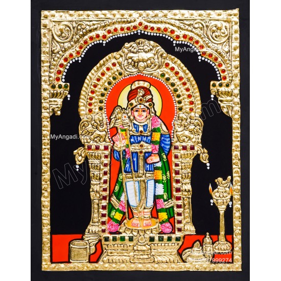 Raja Alangara Murugan Tanjore Painting Raja Alangara Murugan Tanjore Painting