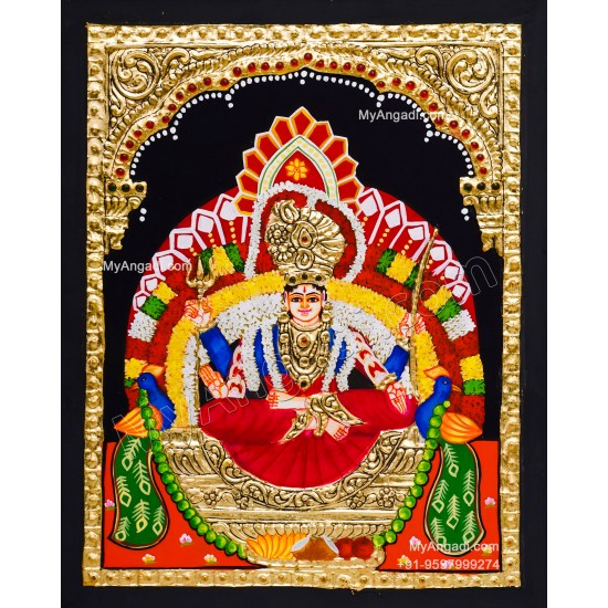 Sri Angala Parameshwari Tanjore Painting Sri Angala Parameshwari Tanjore Painting
