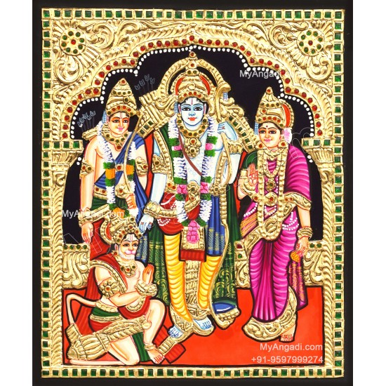Ram Darbar Tanjore Painting Ram Darbar Tanjore Painting