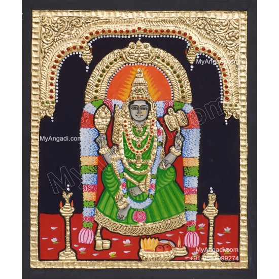 Angala Parameshwari Amman Tanjore Painting