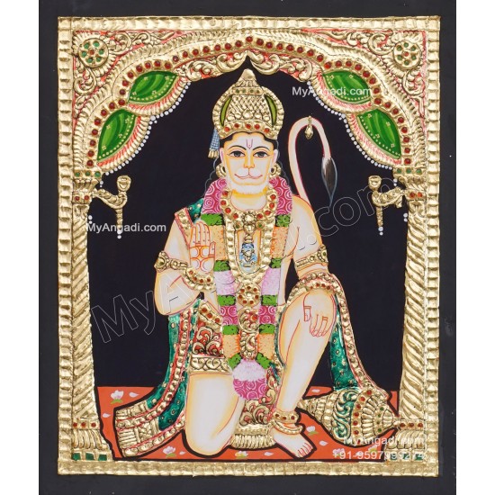 Anjaneya Tanjore Painting Anjaneya Tanjore Painting
