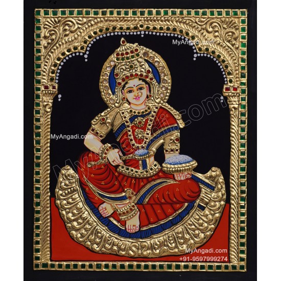 Annapoorani Tanjore Painting Annapoorani Tanjore Painting