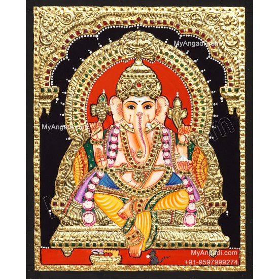 Vinayagar Tanjore Painting Vinayagar Tanjore Painting