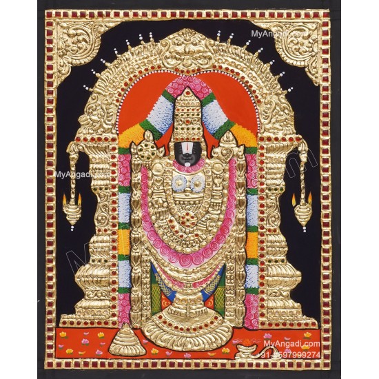 Thirupathi Venkatachalapathi Tanjore Painting Thirupathi Venkatachalapathi Tanjore Painting