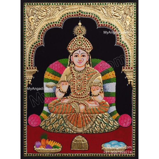 Anna Lakshmi Tanjore Painting Anna Lakshmi Tanjore Painting