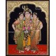Krishna Bama Rukmani Tanjore Painting Krishna Bama Rukmani Tanjore Painting